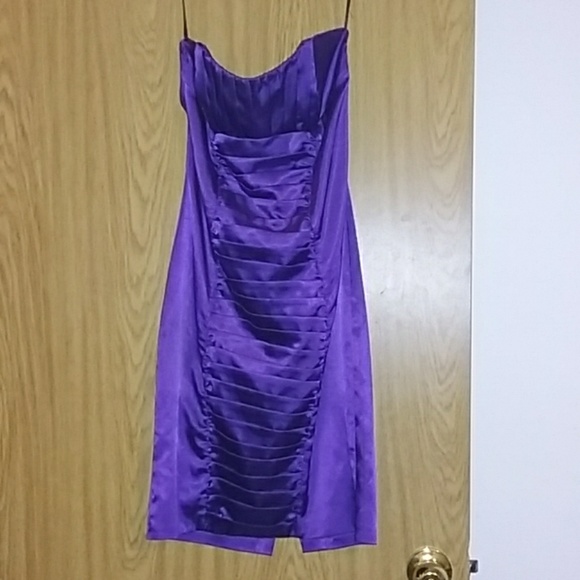 royal purple cocktail dress